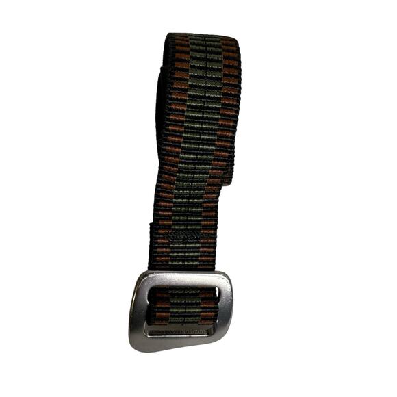 Bison Designs Web Nylon Belt Metal Buckle Medium Made in Colorado Adult - Picture 1 of 5